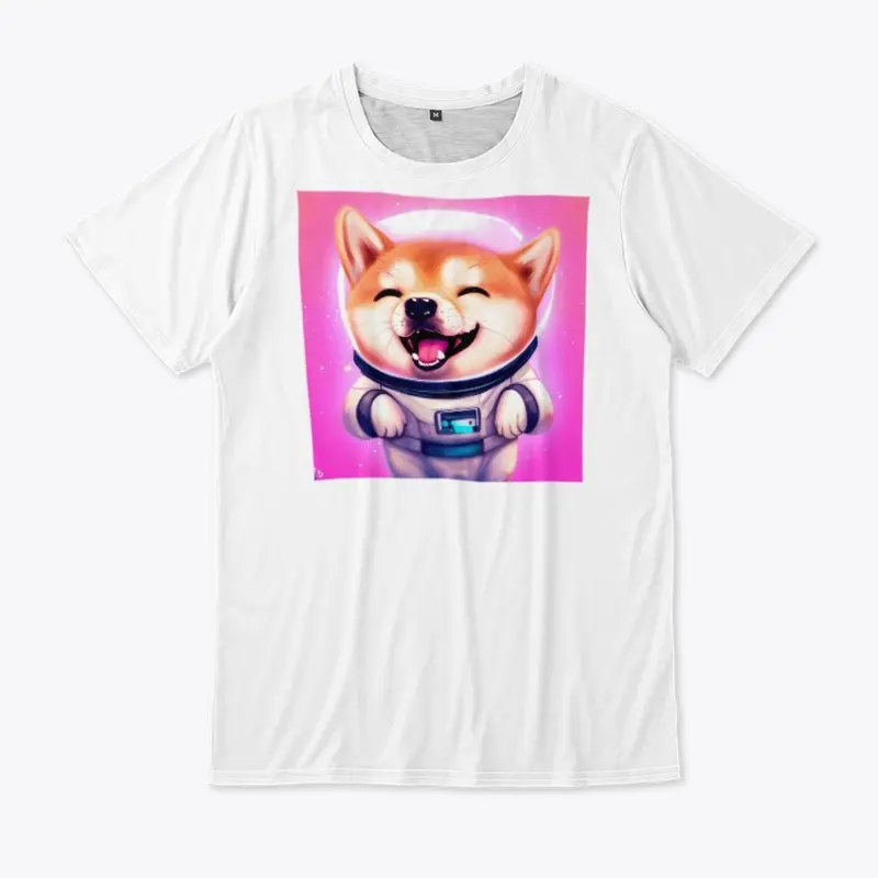 Cute Shiba Inu in Astronaut