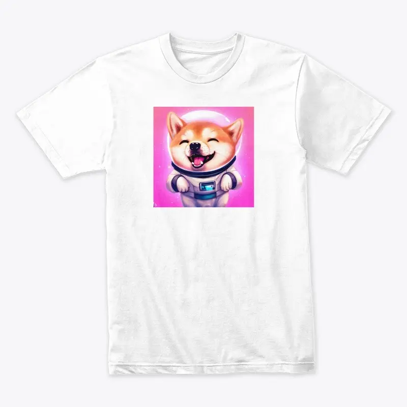 Cute Shiba Inu in Astronaut