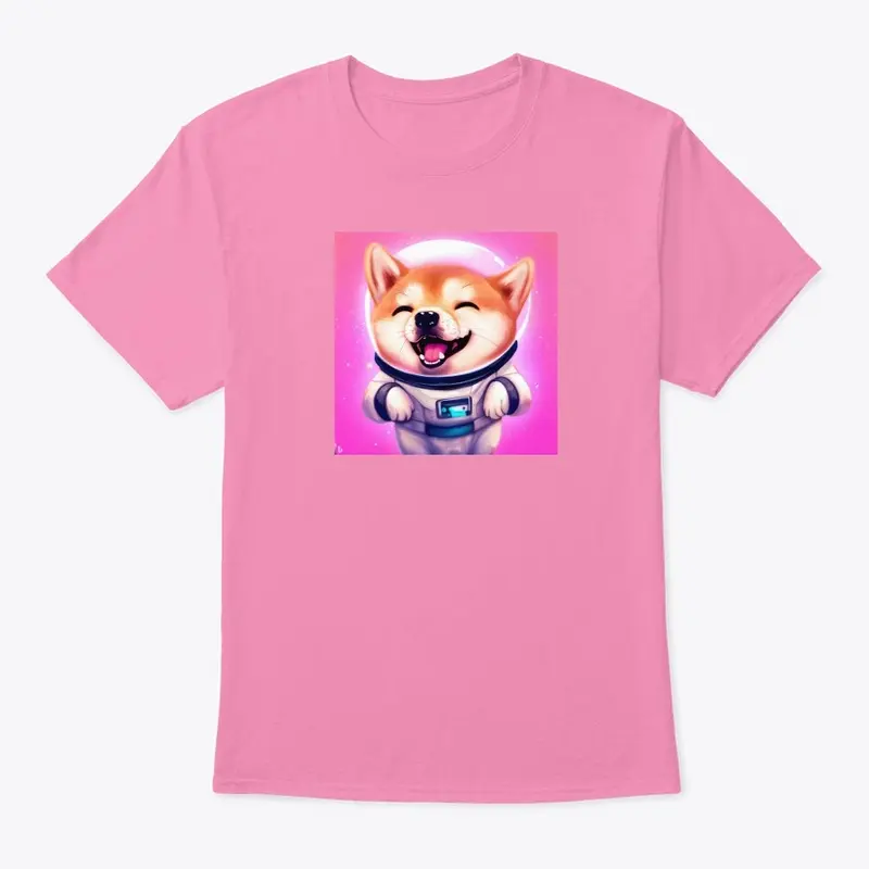 Cute Shiba Inu in Astronaut