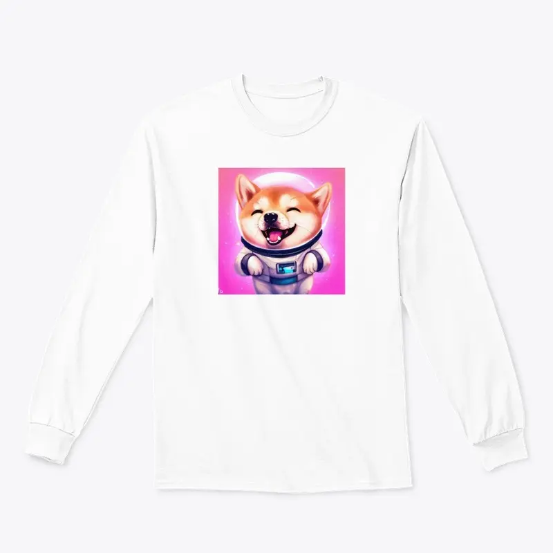 Cute Shiba Inu in Astronaut